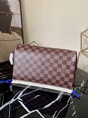 Kitlife Louis Vuitton DOPP KIT TOILET POUCH Damier Graphite Canvas Brown - N40127 -26x16x13cm - 6