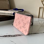 Kitlife Louis Vuitton Key Pouch Mahina Leather Magnolia Pink - M69508 - 13.8X9X1.5cm - 2