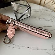 Kitlife Louis Vuitton Key Pouch Mahina Leather Magnolia Pink - M69508 - 13.8X9X1.5cm - 3