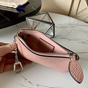 Kitlife Louis Vuitton Key Pouch Mahina Leather Magnolia Pink - M69508 - 13.8X9X1.5cm - 4