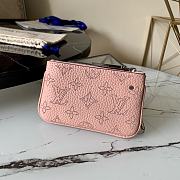 Kitlife Louis Vuitton Key Pouch Mahina Leather Magnolia Pink - M69508 - 13.8X9X1.5cm - 6