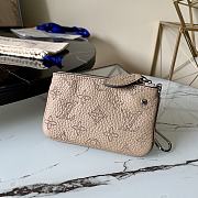 Kitlife Louis Vuitton Key Pouch Mahina Leather Beige - M69508 - 13.8X9X1.5cm - 4