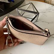 Kitlife Louis Vuitton Key Pouch Mahina Leather Beige - M69508 - 13.8X9X1.5cm - 3