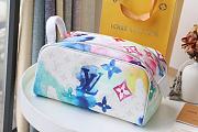 Kitlife Louis Vuitton DOPP KIT TOILET POUCH Monogram Watercolor Multico canvas - M44494 -26x16x13cm - 2