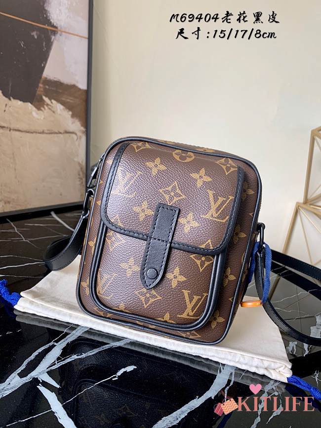 Kitlife Louis Vuitton CHRISTOPHER WEARABLE WALLET Black - M80793 -15 x 17 x 8 cm  - 1