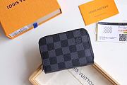 Kitlife Louis Vuitton Zippy Coin Purse Damier Grid - M60067 - 11 x 8.5 x 2 cm  - 1