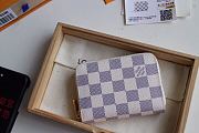 Kitlife Louis Vuitton Zippy Coin Purse Damier Grid White - M60067 - 11 x 8.5 x 2 cm  - 4