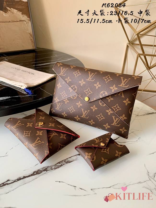 Kitlife Louis Vuitton Pochette Kirigami 3 in 1 Monogram - M62034 - 23.0x 16.5x 0.3 cm - 1