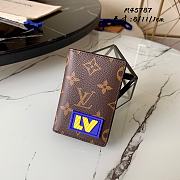 Kitlife Louis Vuitton Pocket Wallet Monogram canvas 3D rubber patches – M45787 - 8 x 11 x 1 cm - 1