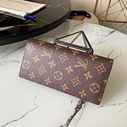 Kitlife Louis Vuitton Brazza Wallet Monogram canvas 3D rubber patches – M80523 - 10 x 19 x 2 cm - 3