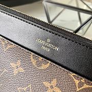 Kitlife Louis Vuitton Presbyopia Slim Purse Clutch Monogram canvas Dark Brown – M80346  - 20 x 11 x 0.5 cm - 2