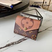 Kitlife Louis Vuitton ZOE WALLET Monogram Reverse coated canvas – M80725 - 9.5 x 7.5 x 3 cm   - 1