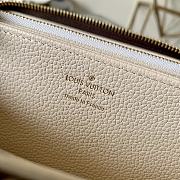 Kitlife Louis Vuitton Zippy Wallet Bicolor Monogram Empreinte Leather Cream / Bois de Rose Pink – M80116 - 19x10cm - 6