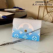 Kitlife Louis Vuitton VICTORINE WALLET Monogram coated canvas Blue - M80387 - 19.5 x 10.5 x 2.5 cm - 1
