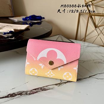 Kitlife Louis Vuitton VICTORINE WALLET Monogram coated canvas Light Pink - M80388 - 19.5 x 10.5 x 2.5 cm