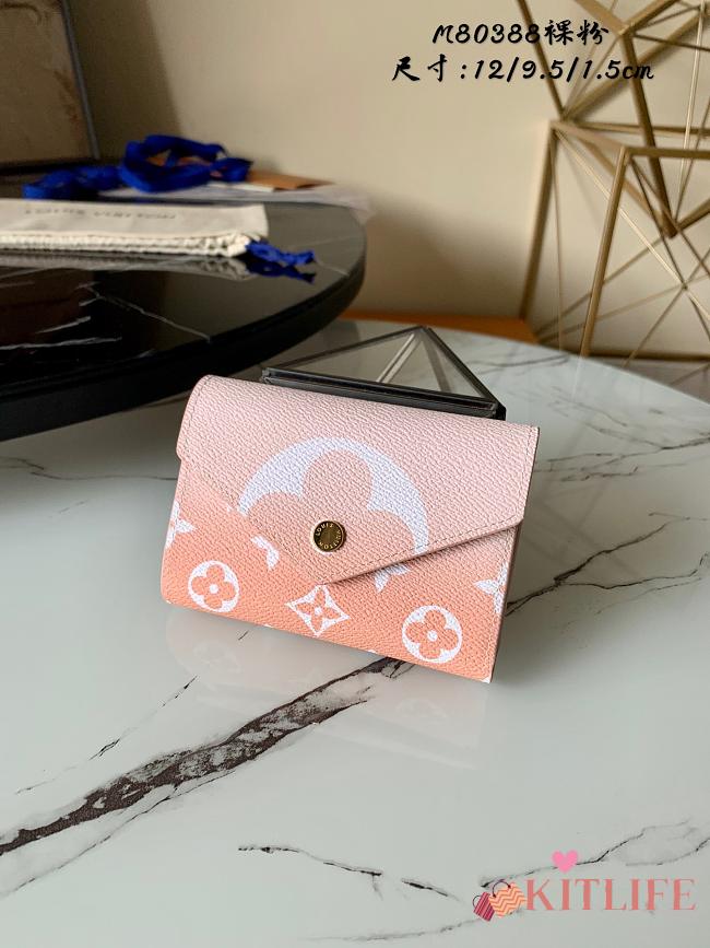 Kitlife Louis Vuitton VICTORINE WALLET Monogram coated canvas - M80388 - 19.5 x 10.5 x 2.5 cm - 1