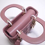 Kitlife Dior Lady Pink Lambskin - 20x17x9cm - 2