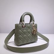 Kitlife Dior Lady Green Lambskin - 20x17x9cm - 5