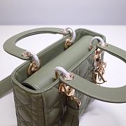Kitlife Dior Lady Green Lambskin - 20x17x9cm - 3