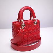 Kitlife Dior Lady Red Lambskin - 20x17x9cm - 4