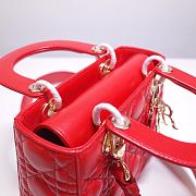 Kitlife Dior Lady Red Lambskin - 20x17x9cm - 3