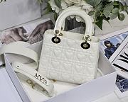 Kitlife Dior Lady Small Amour Cannage Lambskin White - 20x16.5x8cm - 3