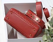 Kitlife Dior Lady Small Amour Cannage Lambskin Red - 20x16.5x8cm - 6