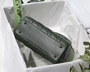 	 Kitlife Dior Lady Small My ABCDior Bag Cannage Lambskin Gradient Green - M6016 - 20x16.5x8 cm - 5