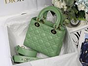 Kitlife Dior Lady Small My ABCDior Bag Cannage Lambskin Green - M8013 - 20x16.5x8 cm - 2