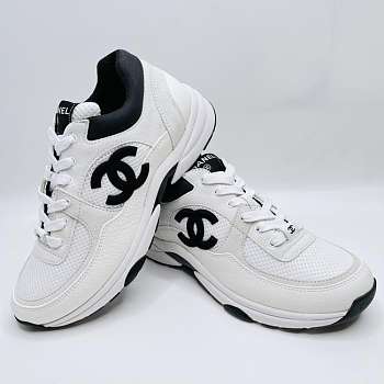 Kitlife Chanel Low Top Logo White Sneakers