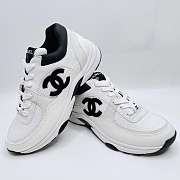 Kitlife Chanel Low Top Logo White Sneakers - 6