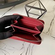 Kitlife Louis Vuitton Zippy Coin Purse Epi leather Burgundy - M60067 - 11.0 x 8.5 x 2.0 cm - 5