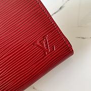 Kitlife Louis Vuitton Zippy Coin Purse Epi leather Burgundy - M60067 - 11.0 x 8.5 x 2.0 cm - 4