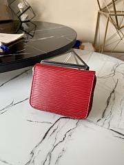 Kitlife Louis Vuitton Zippy Coin Purse Epi leather Burgundy - M60067 - 11.0 x 8.5 x 2.0 cm - 3