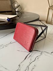 Kitlife Louis Vuitton Zippy Coin Purse Epi leather Burgundy - M60067 - 11.0 x 8.5 x 2.0 cm - 2