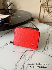 Kitlife Louis Vuitton Zippy Coin Purse Epi leather Red - M60067 - 11.0 x 8.5 x 2.0 cm - 1