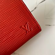 Kitlife Louis Vuitton Zippy Coin Purse Epi leather Red - M60067 - 11.0 x 8.5 x 2.0 cm - 4