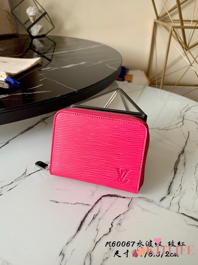 Kitlife Louis Vuitton Zippy Coin Purse Epi leather Pink - M60067 - 11.0 x 8.5 x 2.0 cm - 1