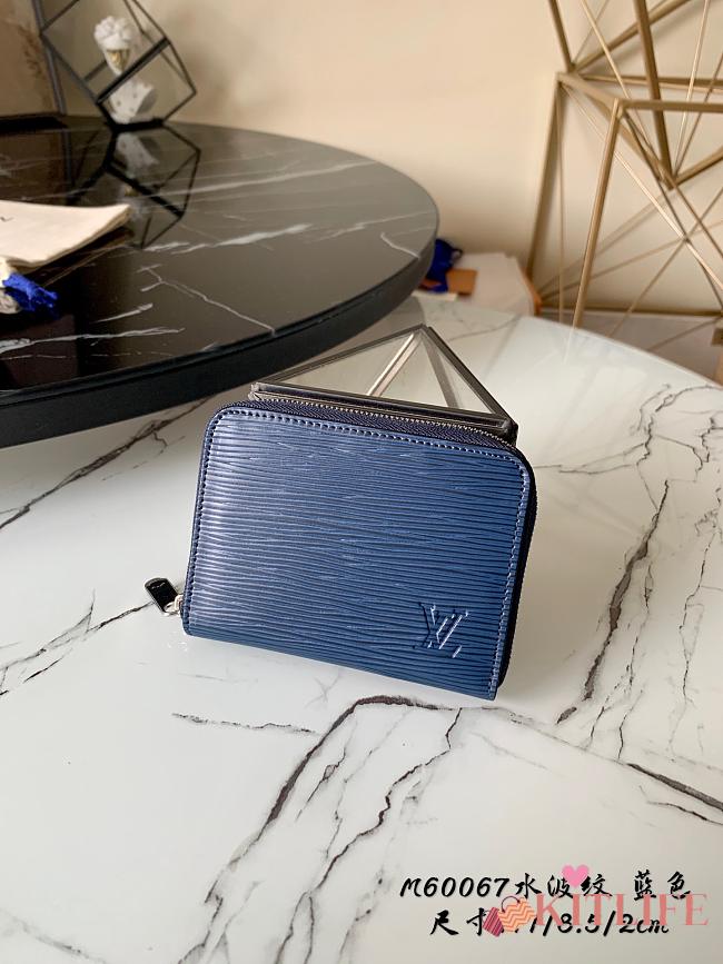 Kitlife Louis Vuitton Zippy Coin Purse Epi leather Navy Blue - M60067 - 11.0 x 8.5 x 2.0 cm - 1