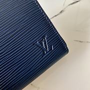 Kitlife Louis Vuitton Zippy Coin Purse Epi leather Navy Blue - M60067 - 11.0 x 8.5 x 2.0 cm - 4