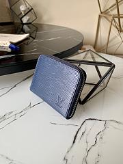 Kitlife Louis Vuitton Zippy Coin Purse Epi leather Navy Blue - M60067 - 11.0 x 8.5 x 2.0 cm - 2