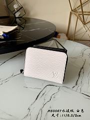 Kitlife Louis Vuitton Zippy Coin Purse Epi leather White - M60067 - 11.0 x 8.5 x 2.0 cm - 1