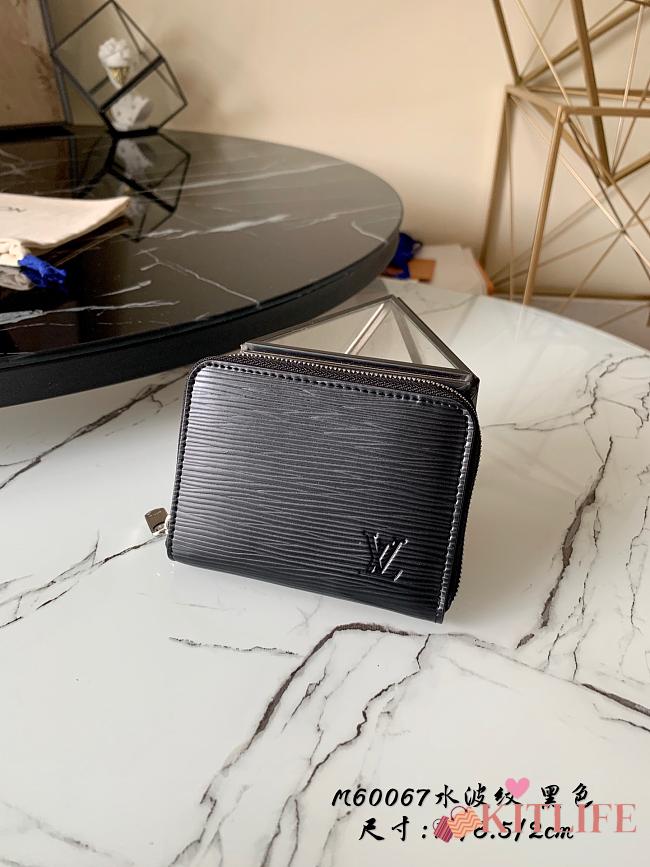 Kitlife Louis Vuitton Zippy Coin Purse Epi leather Black - M60067 - 11.0 x 8.5 x 2.0 cm - 1