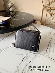 Kitlife Louis Vuitton Zippy Coin Purse Epi leather Black - M60067 - 11.0 x 8.5 x 2.0 cm - 1