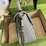 Kitlife Gucci GG Marmont Flap Bag Gray - 583571 -21x15.5x8cm - 6