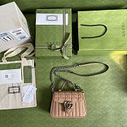 Kitlife Gucci GG Marmont Flap Bag Rose Beige - 583571 -21x15.5x8cm - 2