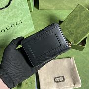 Kitlife Gucci GG Marmont matelassé zip card case black - 671772 - 11.5x8.5x3cm - 6