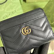 Kitlife Gucci GG Marmont matelassé zip card case black - 671772 - 11.5x8.5x3cm - 2