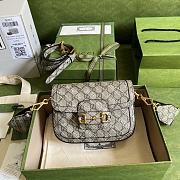 Kitlife Gucci x Balenciaga Gucci horsebit 1955 mini brown - 658574 - 20.5x14x5cm - 1