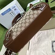 Kitlife Gucci x Balenciaga Motorcycle Bag brown/canvas - 681690 - 30x12x20cm - 6